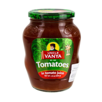 Uncle Vanya tomatoes in tom juice 680 g