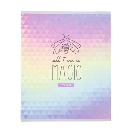 Notebook, A5, 48 sheets, squared, assorted