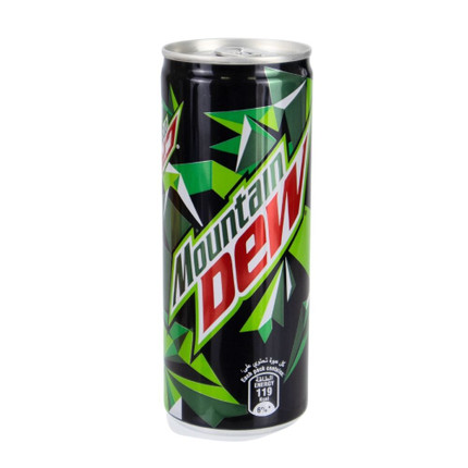 Soft drink, Mountain Dew, 250 ml