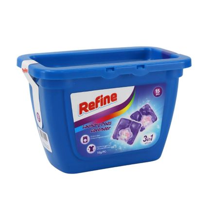 Laundry pods, 15pcs, REFINE, Lavander