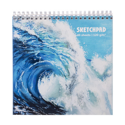 Sketch pad 40 sheets 195x197-Gray -Girl