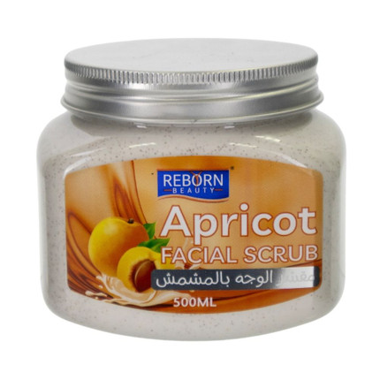 REBORN BEAUTY-FACIAL SCRUB-APRICOT-500ML (PT)