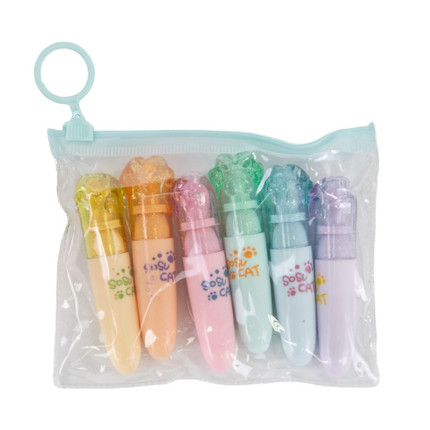 HIGHLIGHTER SET, 6 PCS