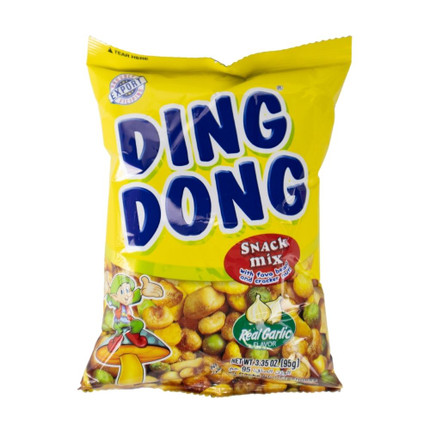 DING DONG MIXED NUTS REAL GARLIC FLV 100G