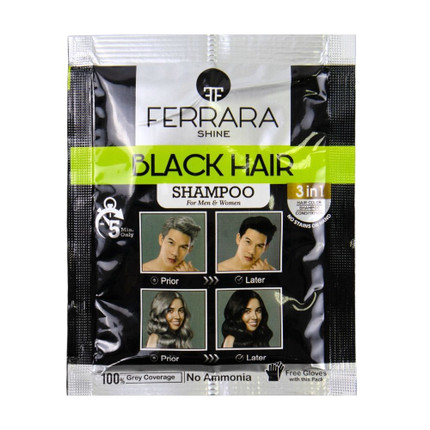 Ferrara Black Hair Shampoo 25 ml