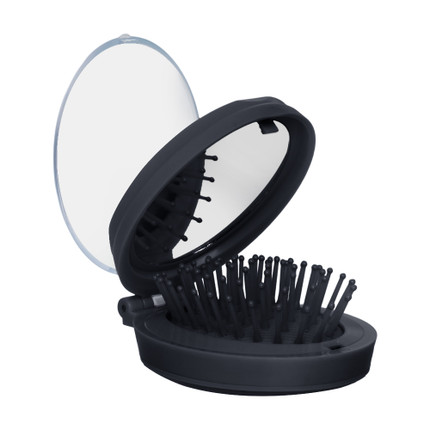 Foldable Hair Comb With Mirror