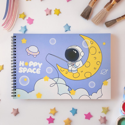 Drawing album, 30 sheets, 29x21 cm, assorted