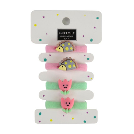 HAIR ELASTICS  4 PCS