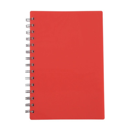 A5 spiral notebook, 96 sheets, presented in assortment