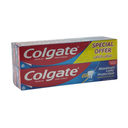 Colgate Toothpaste KSA 75Ml*4 Pcs Promo