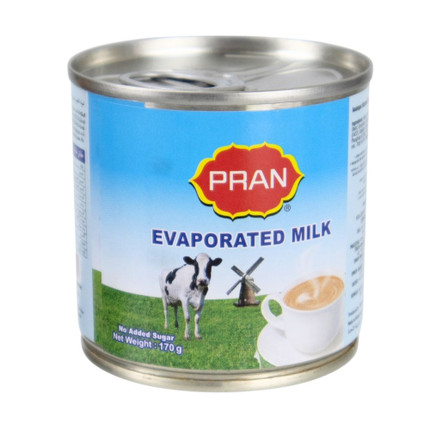 Pran Evaporated Milk 170g