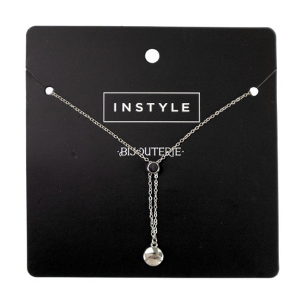 Necklace with long pendant 60 cm