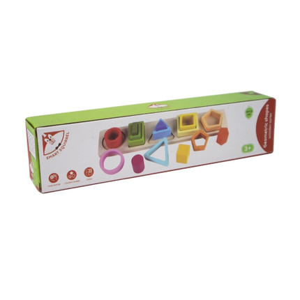 WOODEN SORTERS GEOMETRIC SHAPES