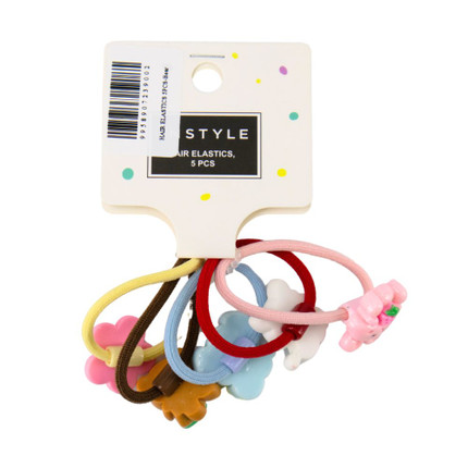 HAIR ELASTICS 5PCS
