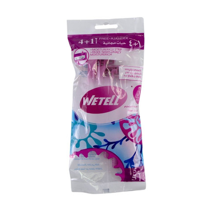 Razor, Wetell, 3 blades, 5 pcs.