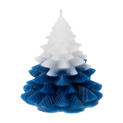 New Year's candle "Pine", Snow fantasy, 7.5 cm, assorted
