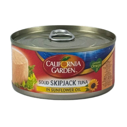 Skipjack tuna, California garden, in sunflower oil, 170 g