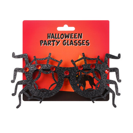 Halloween glitter glasses, assorted