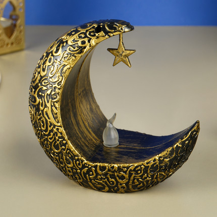 Decorative moon lamp, in assortment