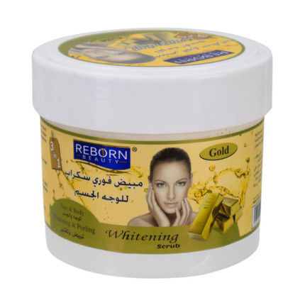 REBORN BEAUTY-3IN1 WHITENING SCRUB-GOLD-500ML (CJ)