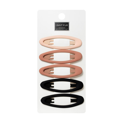 Hair clips, INSTYLE, 5 pcs., in assortment