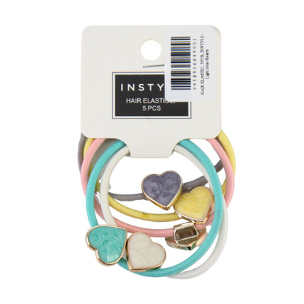 HAIR ELASTIC, 5PCS, INSTYLE