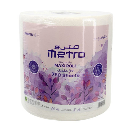 Maxi rolls, Metro, 750 sheets