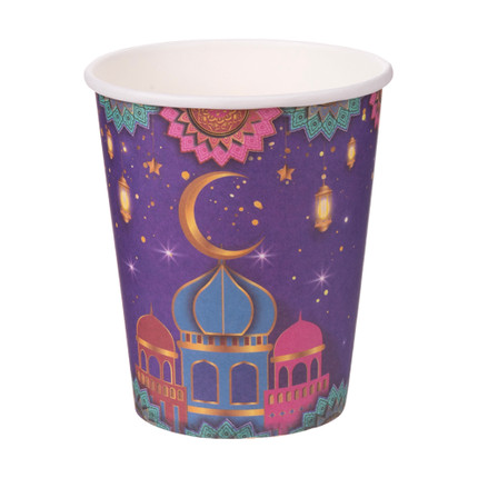 Paper cups "Ramadan", 8 pcs., in assortment