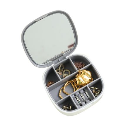 Cosmetics Storage Box with mirror