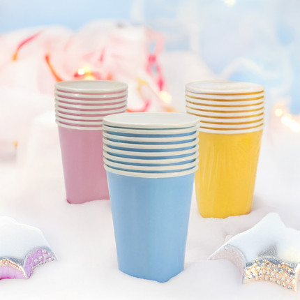 Paper cup, 8 pcs., in assortment