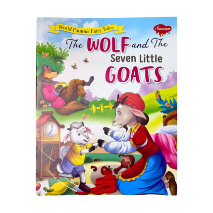 English story book SAWAN The Wolf and Goats
