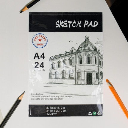 Sketchbook, 24 sheets, 28x21 cm