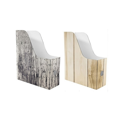 Cardboard document trays, 2 pcs., 30x25x9.7 cm, assorted