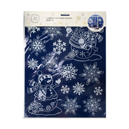 Christmas glowing stickers, assorted