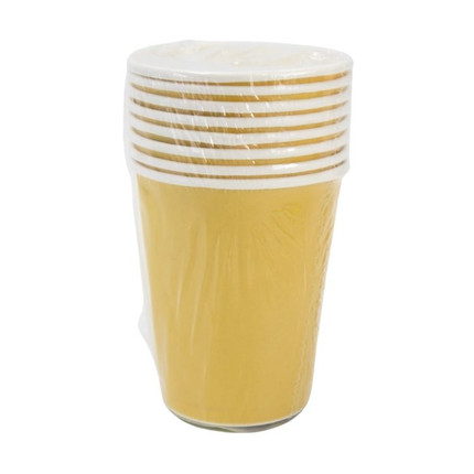 Paper cup, 8 pcs., in assortment