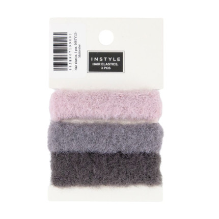 Hair elastics, 3 pcs, INSTYLE