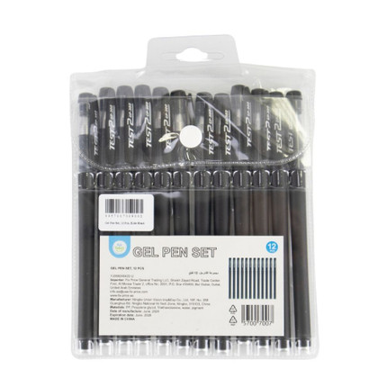 Gel pens, 12 pcs