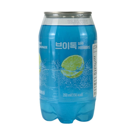 Carbonated drink, Vtalk, blue lemon, 350 ml
