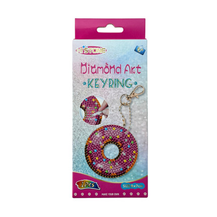 DIY DIAMOND PAINTING KEYCHAIN