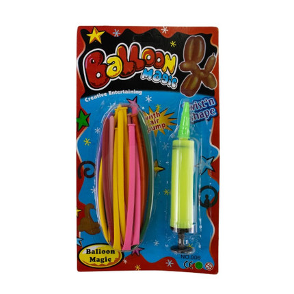 Modelling balloon &set pump10 pcs