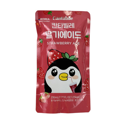 Drink, Cantabile, strawberry, 230 ml