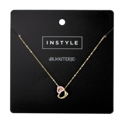 Necklace 40.5 cm with pendants