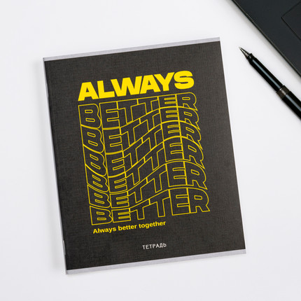 Notebook, A5, 48 sheets, squared, assorted