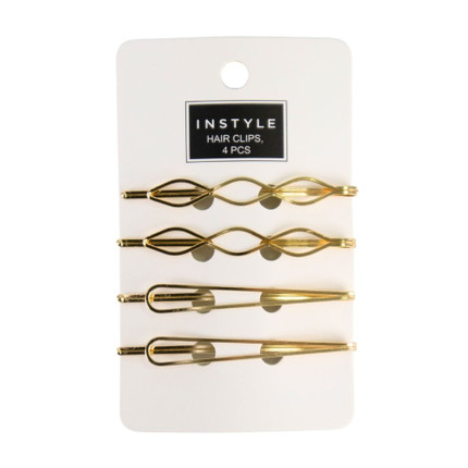 HAIR CLIPS  4PCS  INSTYLE