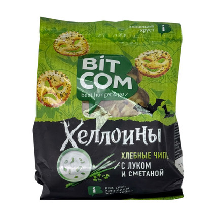 Chips, Bitcom, onion and sour cream, 150 g