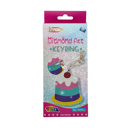 DIY DIAMOND PAINTING KEYCHAIN