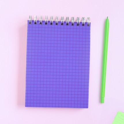 Notebook, A6, 80 sheets, assorted