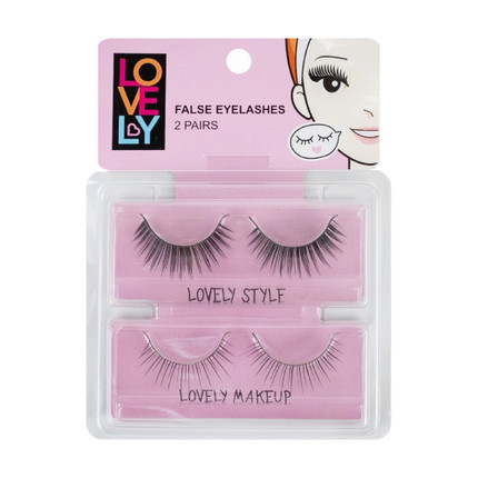 False eyelashes, Lovely, 2 pairs