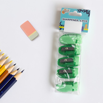 Sharpeners, 5 pcs., 3.2x2x1.5 cm