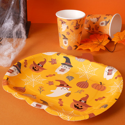 Paper plate 23 cm, 8 pcs